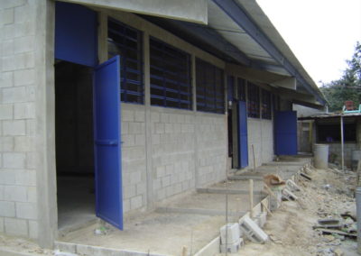Construcción de escuela colonia Fátima